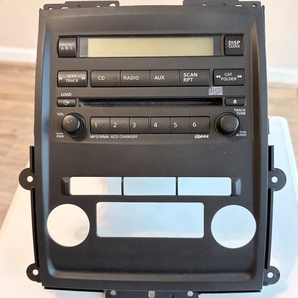 Nissan OEM Radio 6CD Changer MP3 Aux 28185 9BH4A CQ-EN9860XC Panasonic 2012